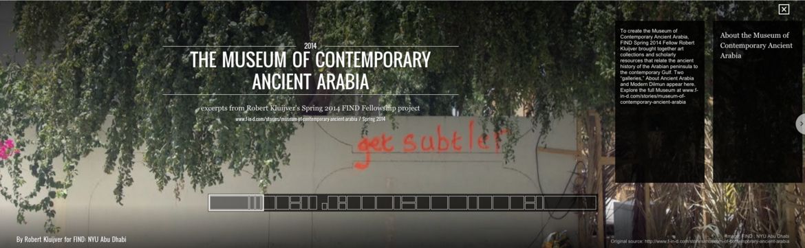 Gci find museum of contemporary ancient arabia bar