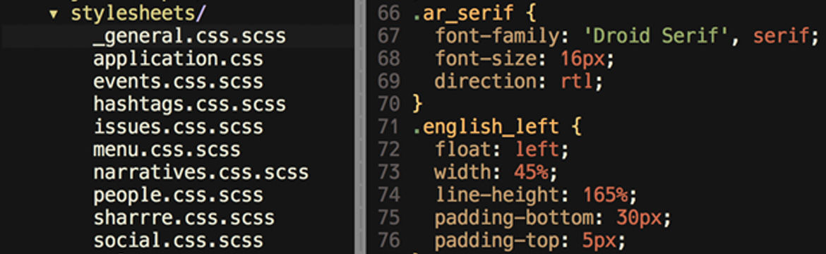Bilingual code example rectangle